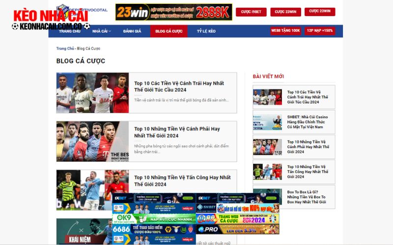 DEPORTIVOCOTAL.COM 3 Cập Nhật Tin Tức Bóng Đá 24/7
